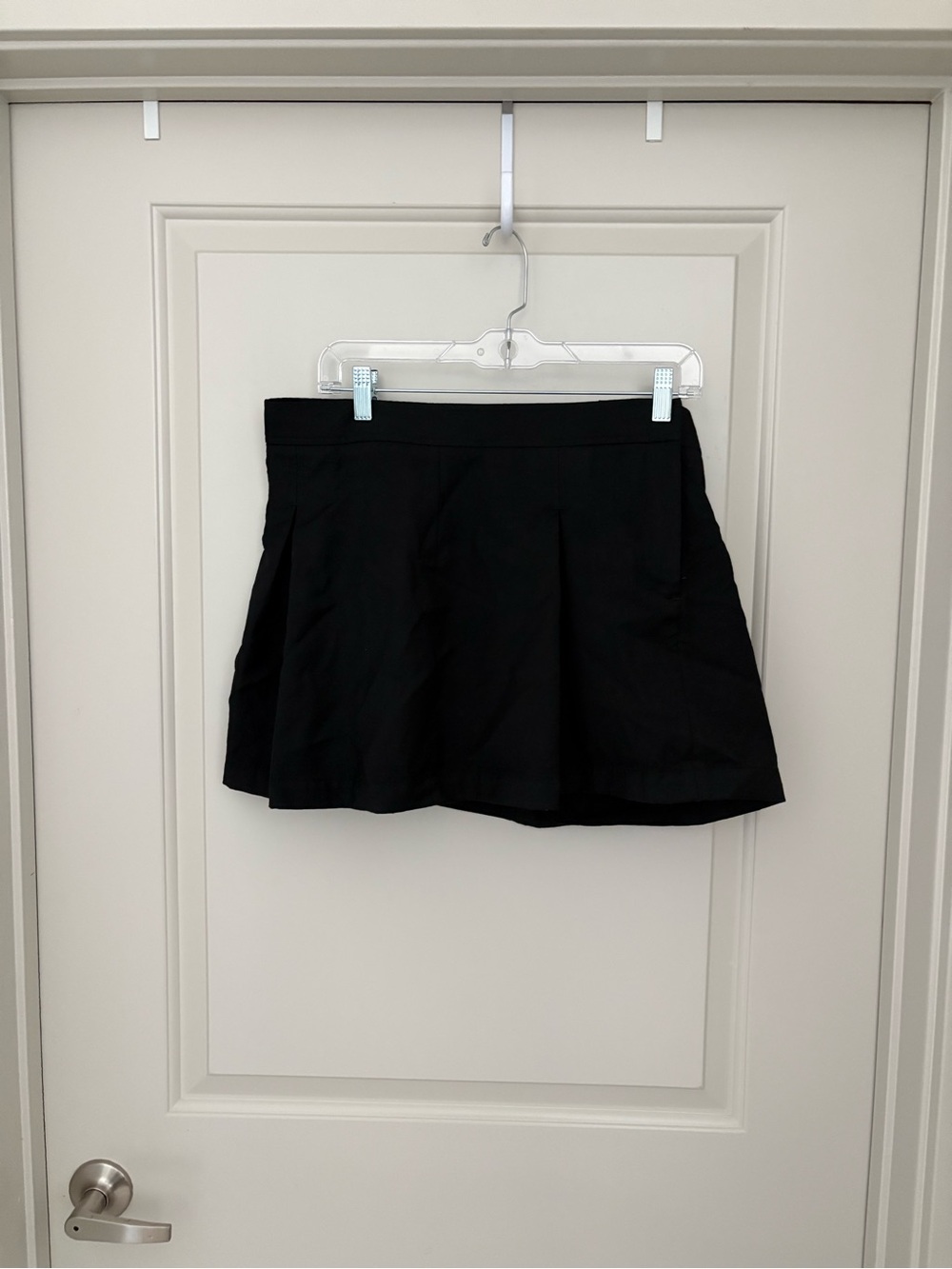 COS Black Mini Skirt with Subtle Pleats size 12